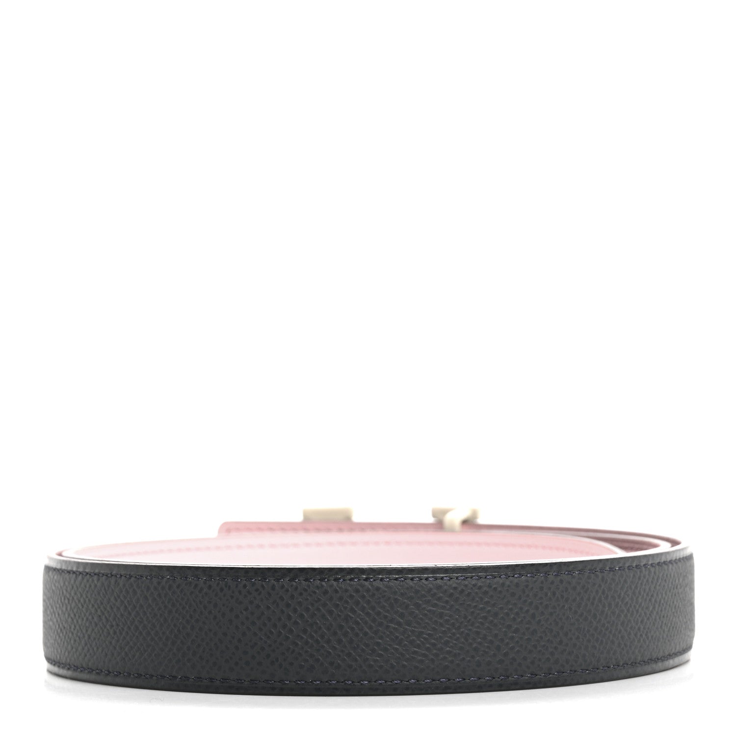 Hermes Swift Epsom H Email Coeur Belt 85 34 Rose Sakura Gris Misty 2 of 6