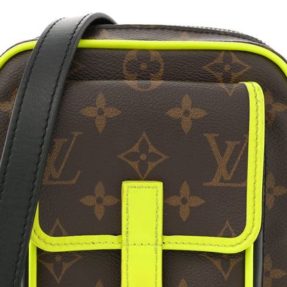 Louis Vuitton Monogram Macassar Christopher Wearable Wallet Fluorescent Yellow 7 of 11