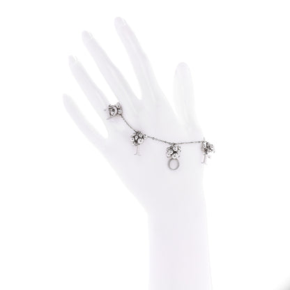 Christian Dior Metal Logo Charm Bracelet Silver 2 of 6