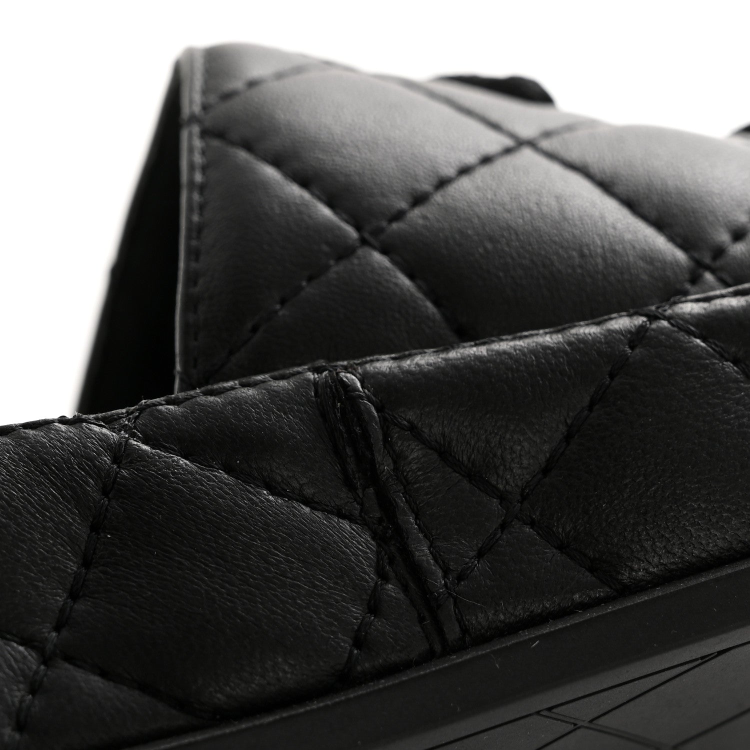 Chanel Lambskin Quilted CC Mules Sandals 35 Black 10 of 11