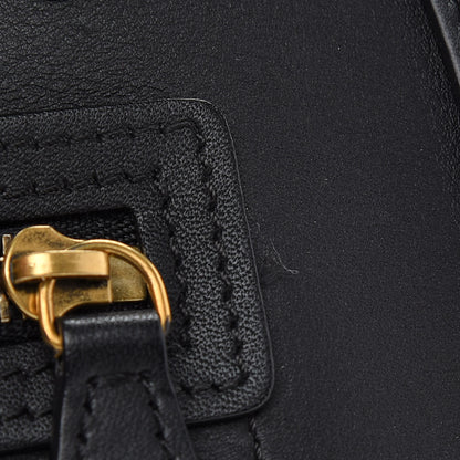 Celine Smooth Calfskin Nano Luggage Black 10 of 11