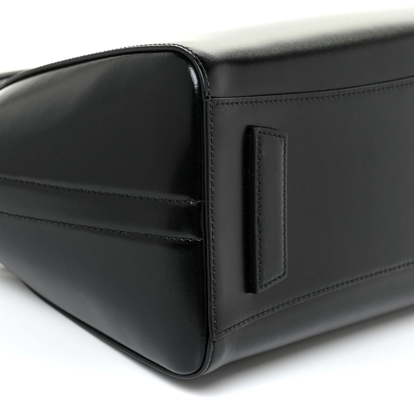 Shiny Lord Calfskin Small Antigona Black