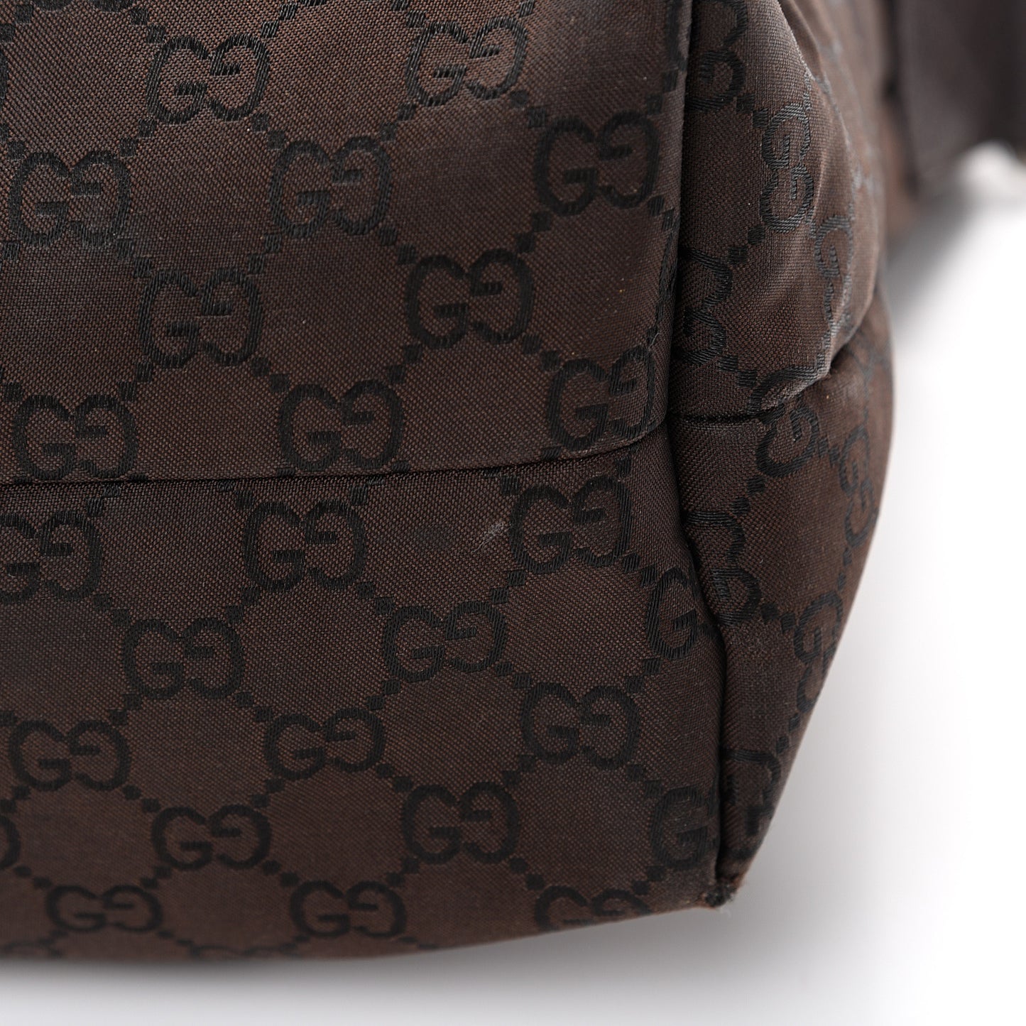 Nylon Monogram Large Messenger Brown