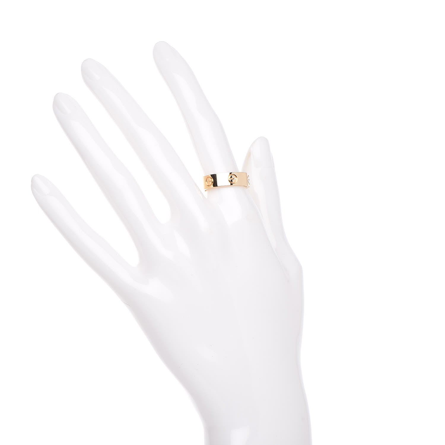 Cartier 18K Yellow Gold 5.5mm LOVE Ring 54 6.75 2 of 5