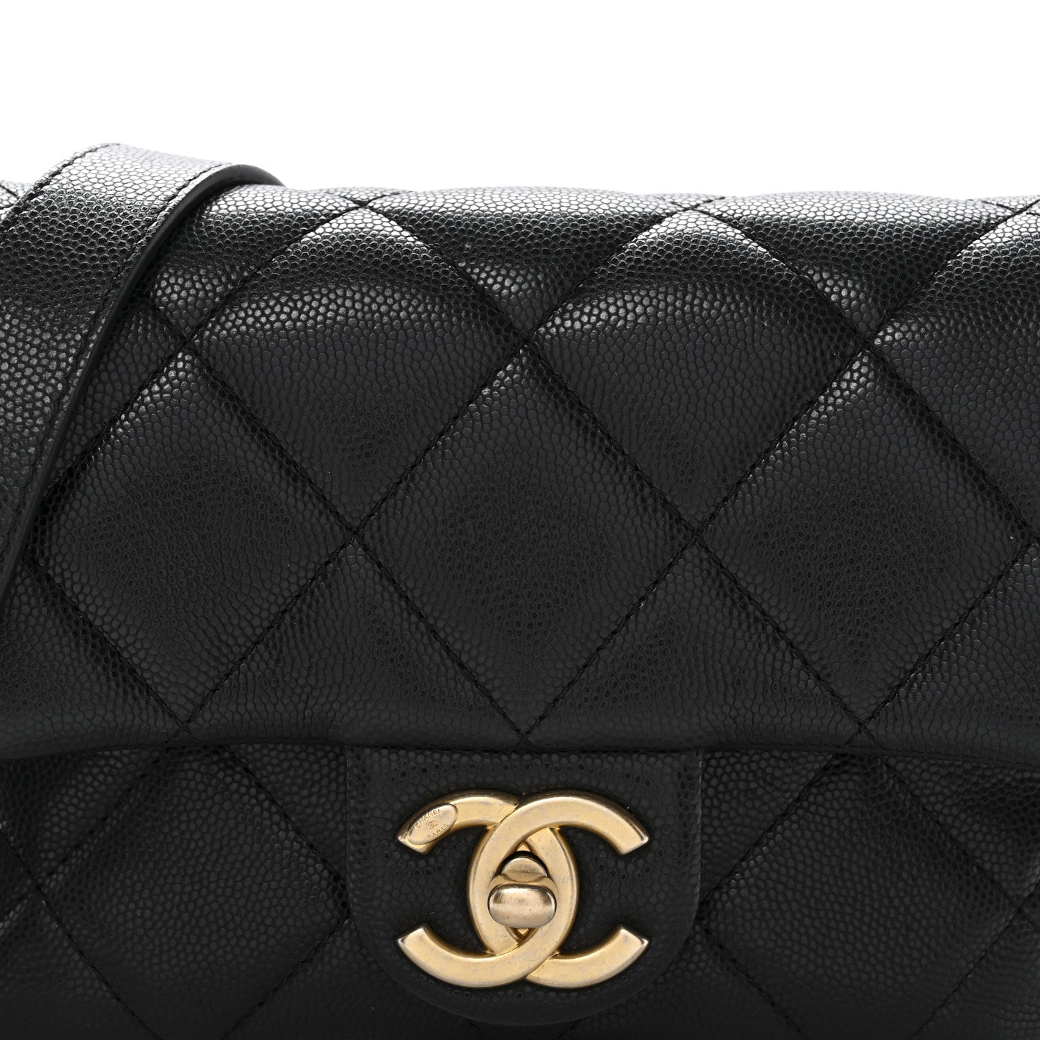 Chanel Caviar Quilted Mini Twist Your Buttons Flap Black 8 of 11