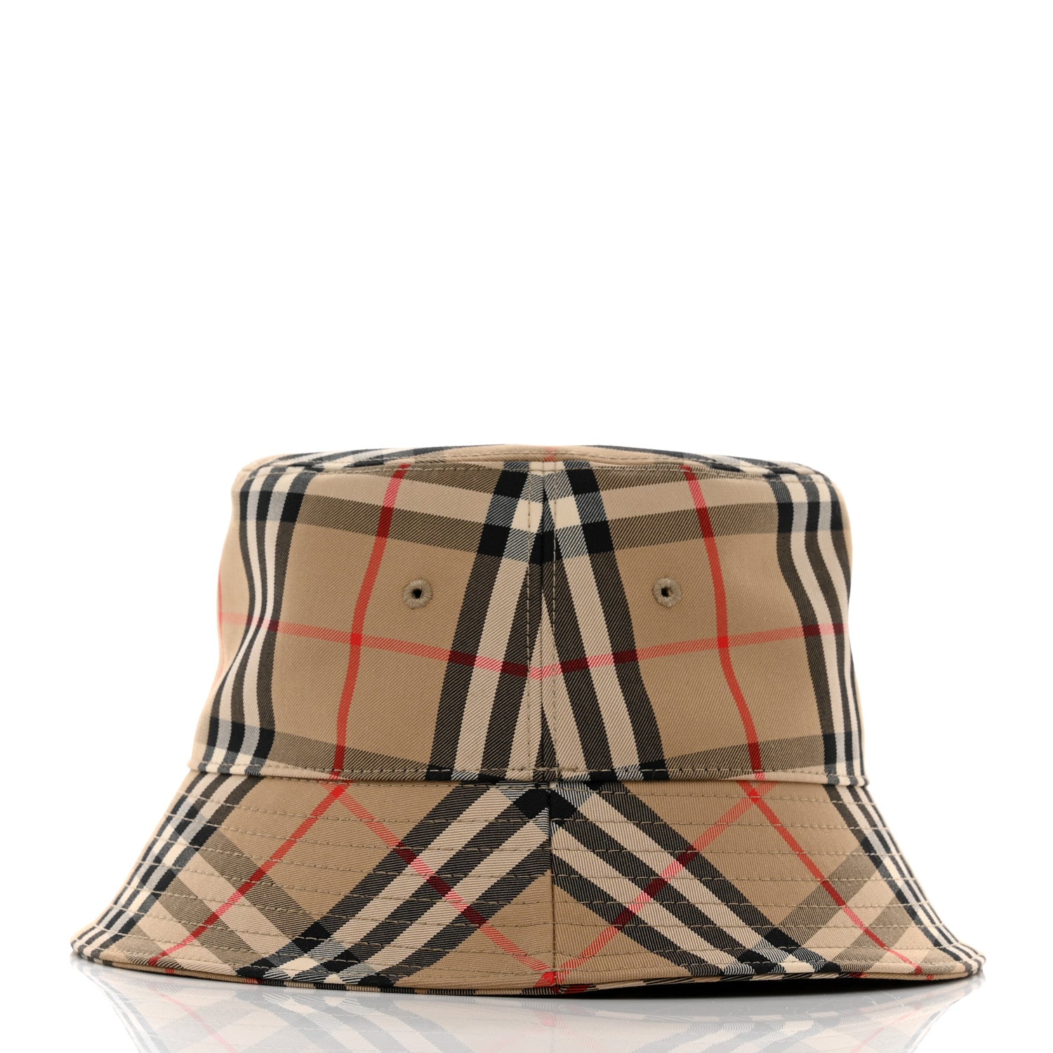 Burberry Technical Cotton Vintage Check Bucket Hat S Archive Beige 5 of 9