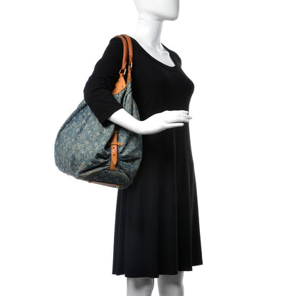 Louis Vuitton Denim Mahina XL Blue 2 of 10