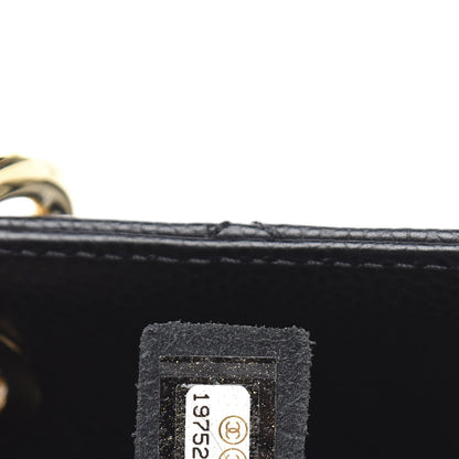 Chanel Caviar Quilted Grand Shopping Tote GST Black 6 of 9