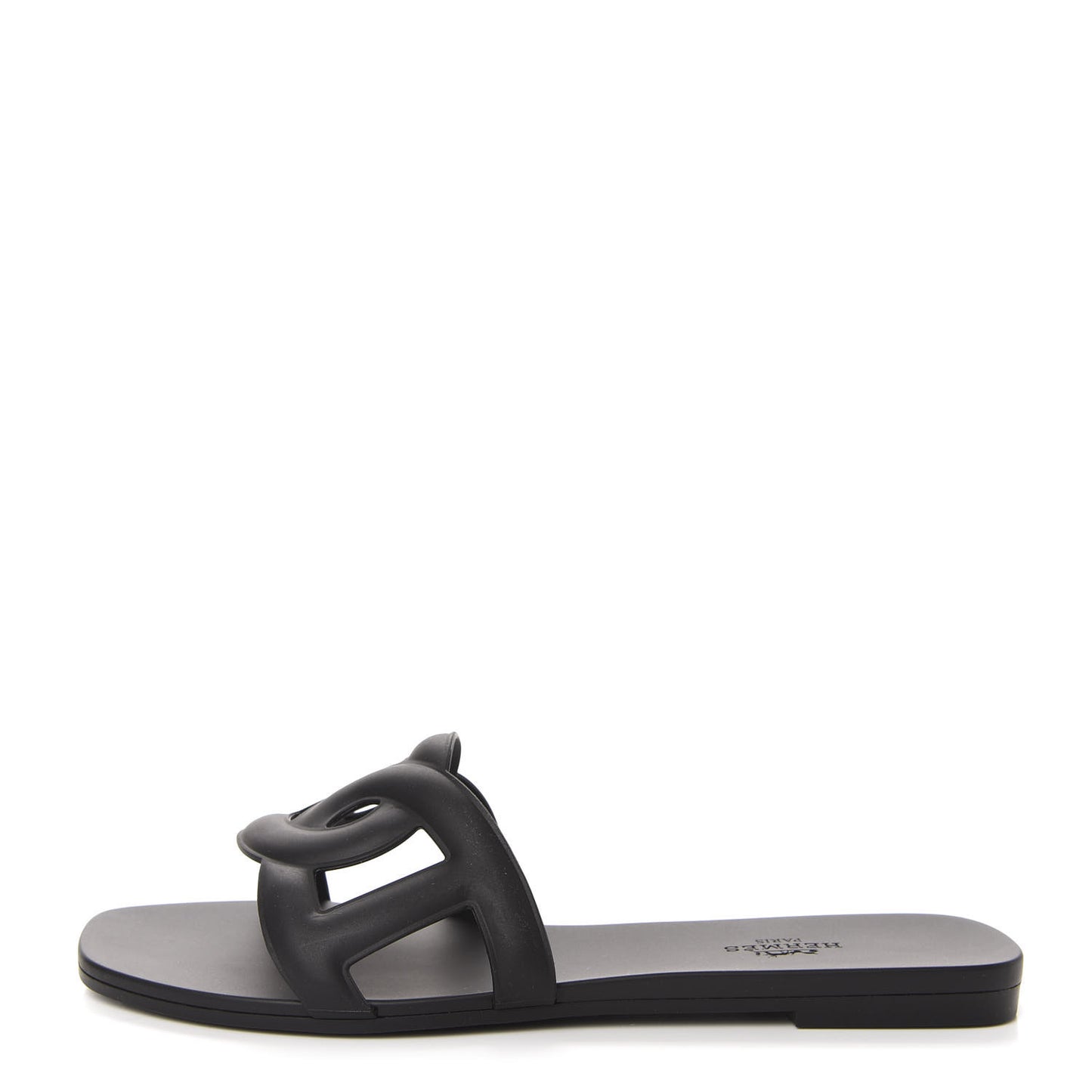 Rubber Aloha Sandals 37 Black