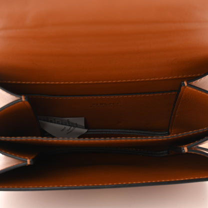 Versace Vitello Barocco Virtus Small Top Handle Shoulder Bag Brown 5 of 9