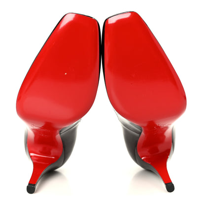 Christian Louboutin Patent Particule 100 Pumps 37.5 Plum 6 of 9