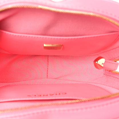 Chanel Lambskin Quilted CC In Love Heart Bag Pink 5 of 9