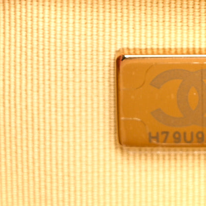 Chanel Caviar Quilted Tiny CC Wallet On Chain WOC Yellow 8 of 11