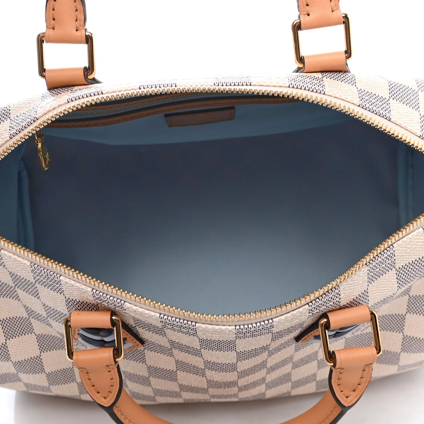 Damier Azur Braided Speedy Bandouliere 30 Blue