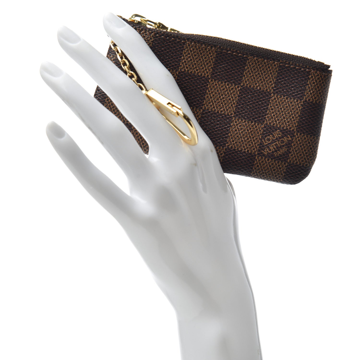 Louis Vuitton Damier Ebene Key Pouch 2 of 7