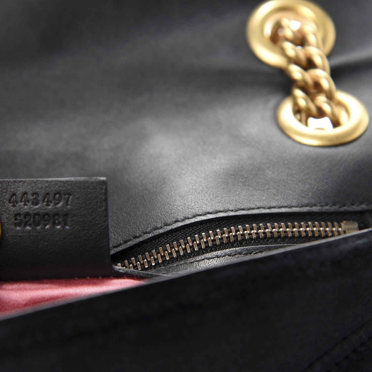 Gucci Velvet Matelasse Marquise Crystals Embroidered Small GG Marmont Shoulder Bag Black 9 of 10
