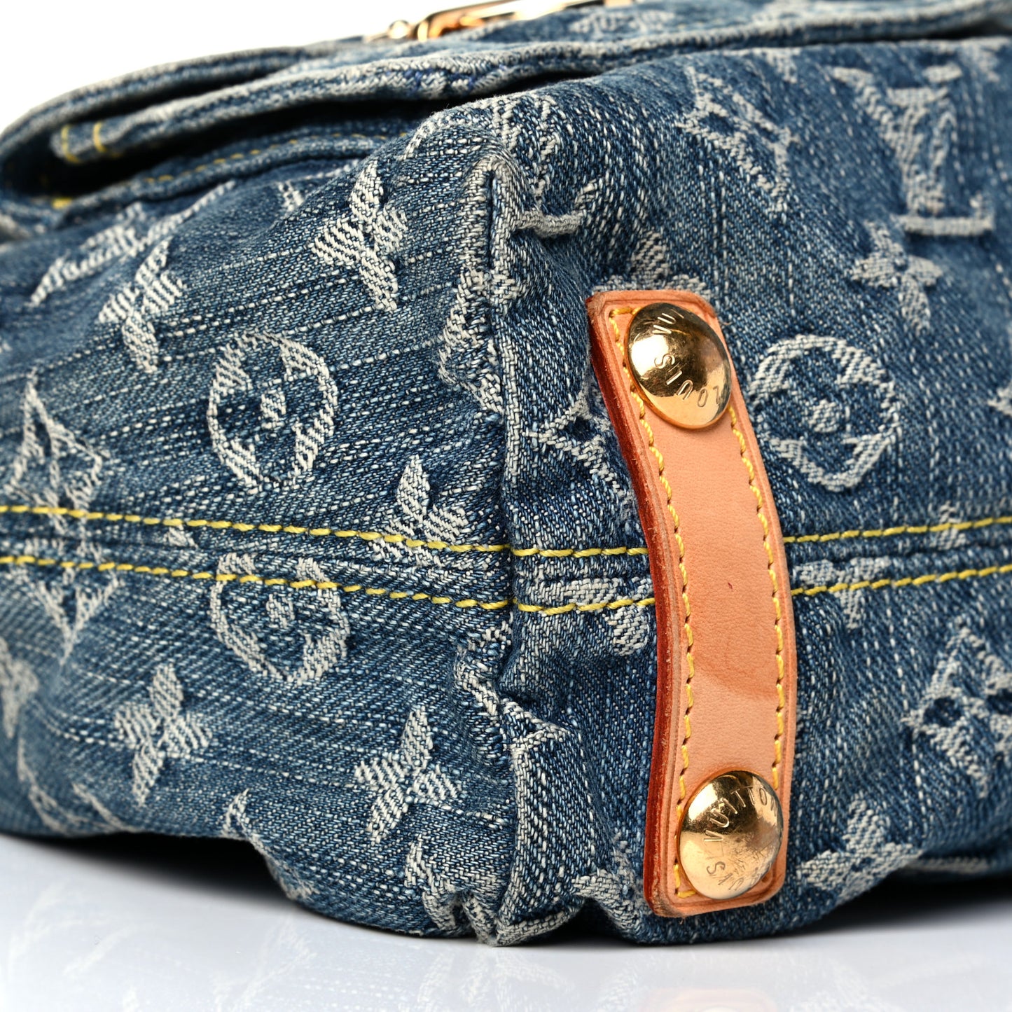 Monogram Denim Baggy PM Blue