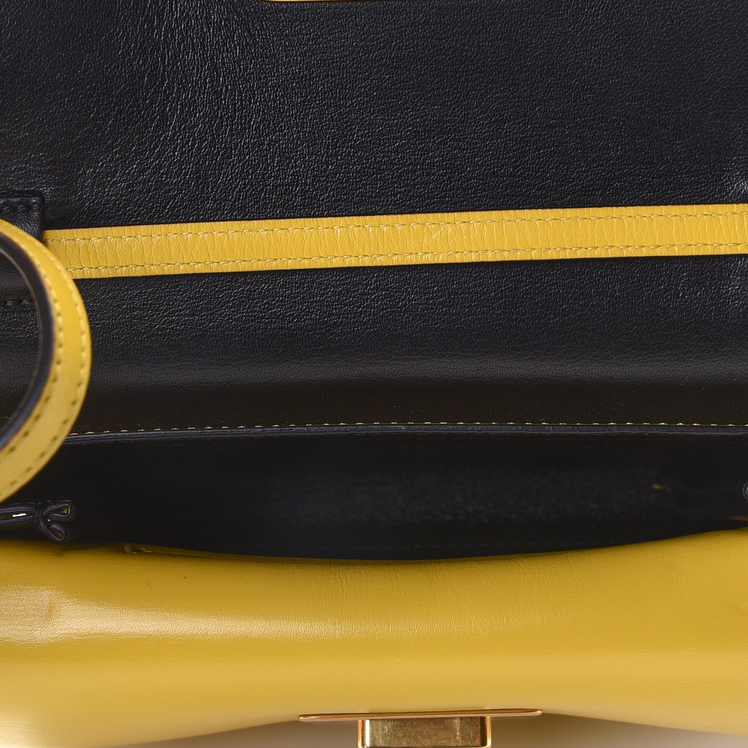 Valentino Garavani Smooth Calfskin Small VRing Crossbody Bag Senape 8 of 8