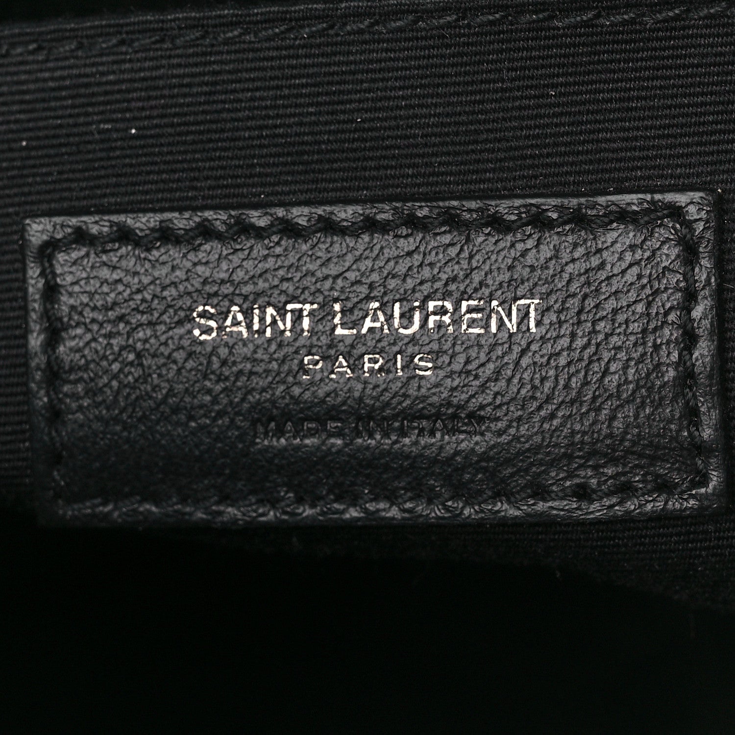 Saint Laurent Calfskin Matelasse Monogram Monochrome Lou Camera Bag Black 6 of 11