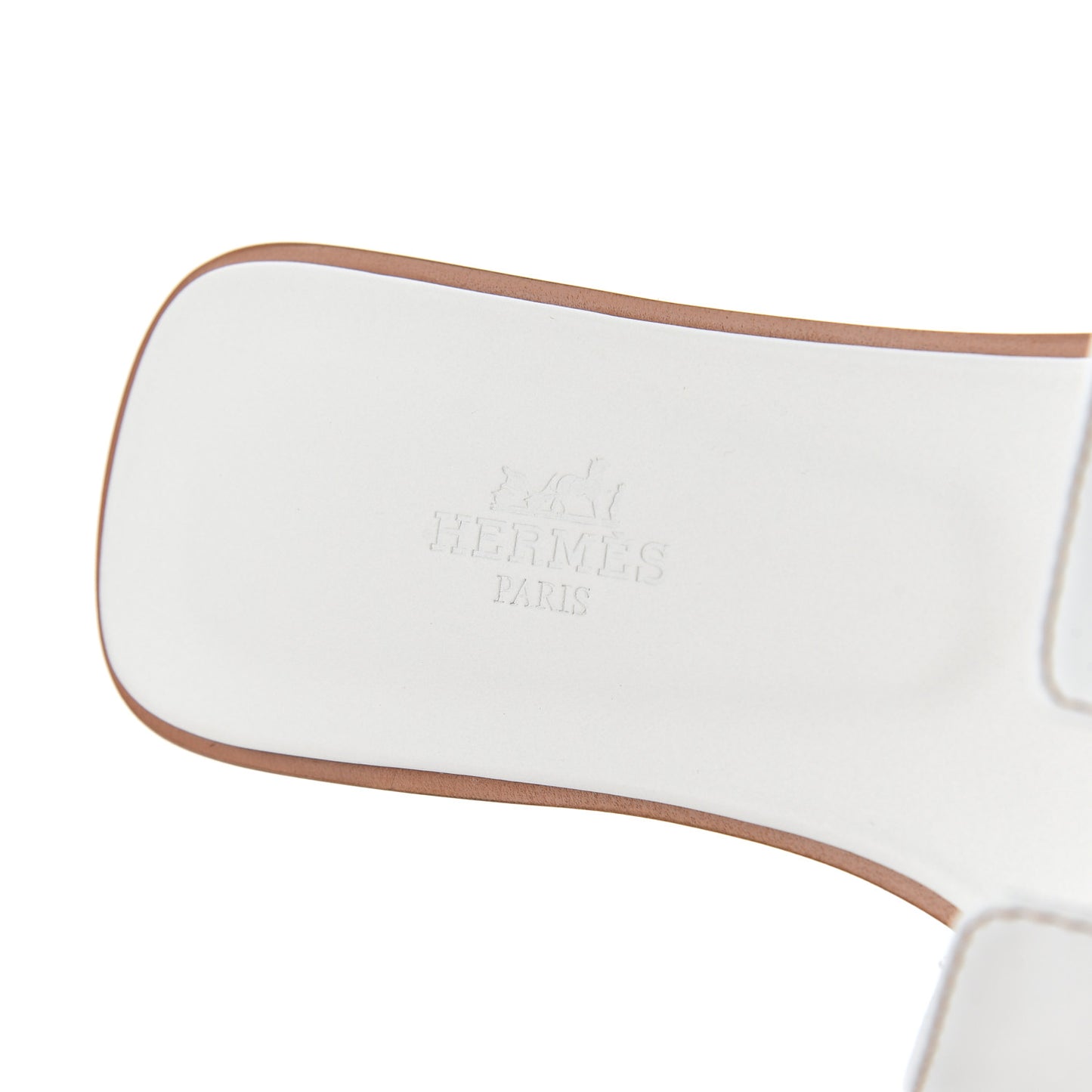 Box Calfskin Oran Sandals 36.5 White