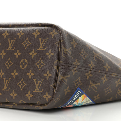 Louis Vuitton Monogram My World Tour Neverfull MM 10 of 10