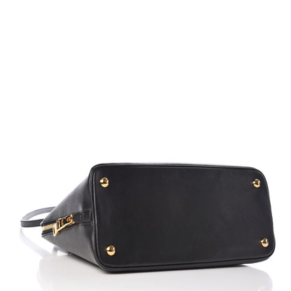 Prada Saffiano Lux Medium Promenade Tote Black 5 of 11