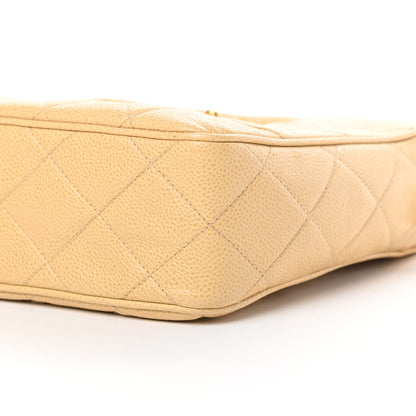 Chanel Caviar Quilted Camera Case Beige 11 of 15