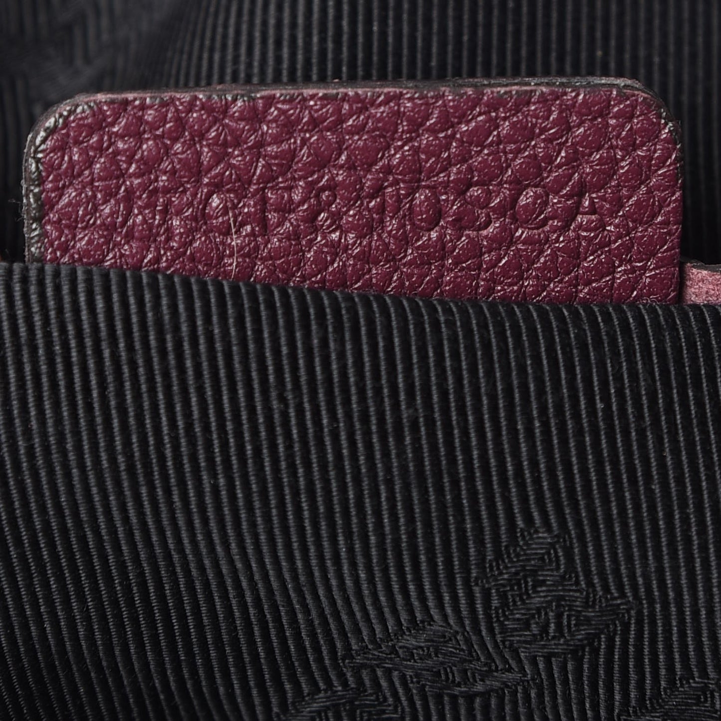 Grainy Calfskin Small Bloomsbury Elderberry