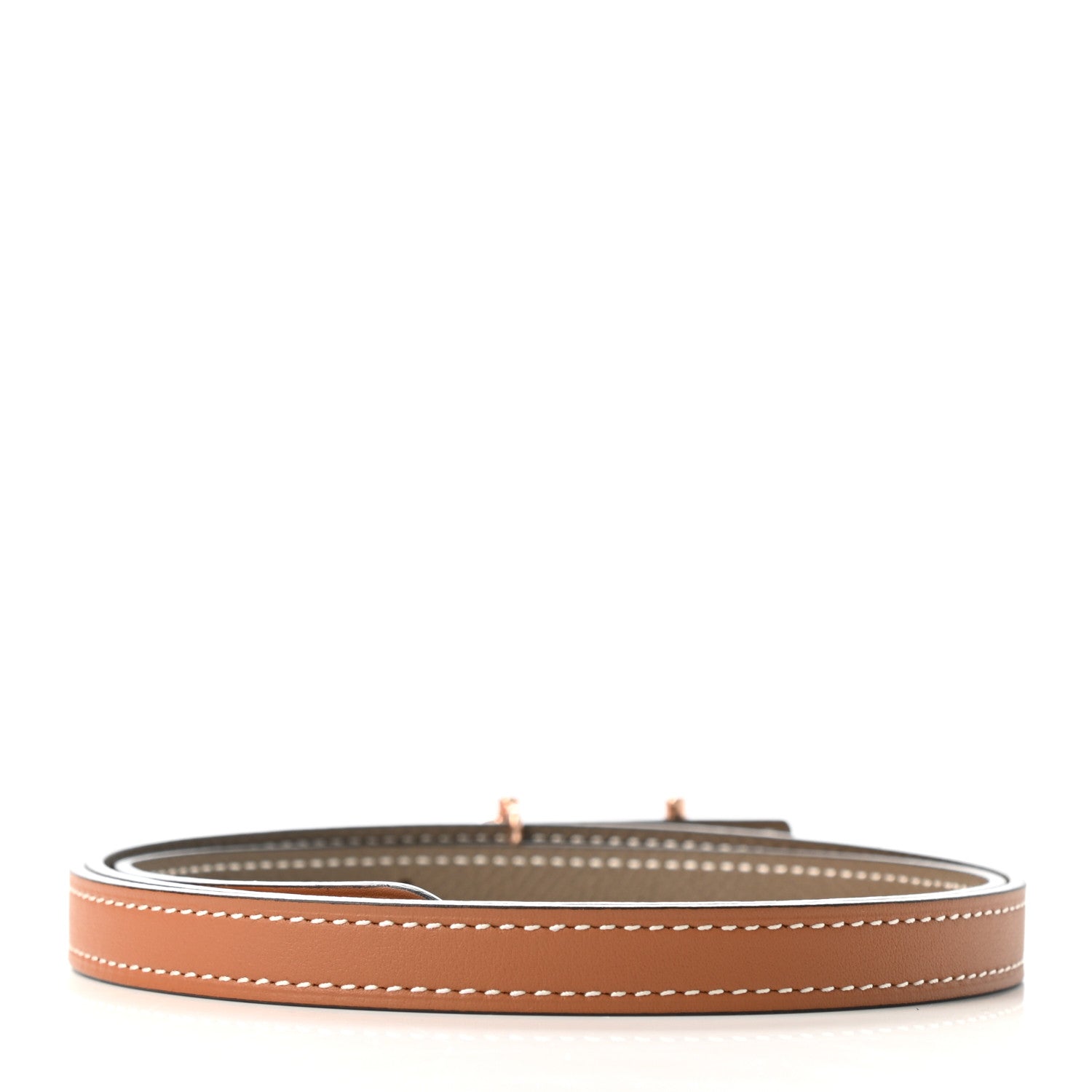 Hermes Swift Epsom 13mm Gamma Belt 85 Gold Etoupe 2 of 4