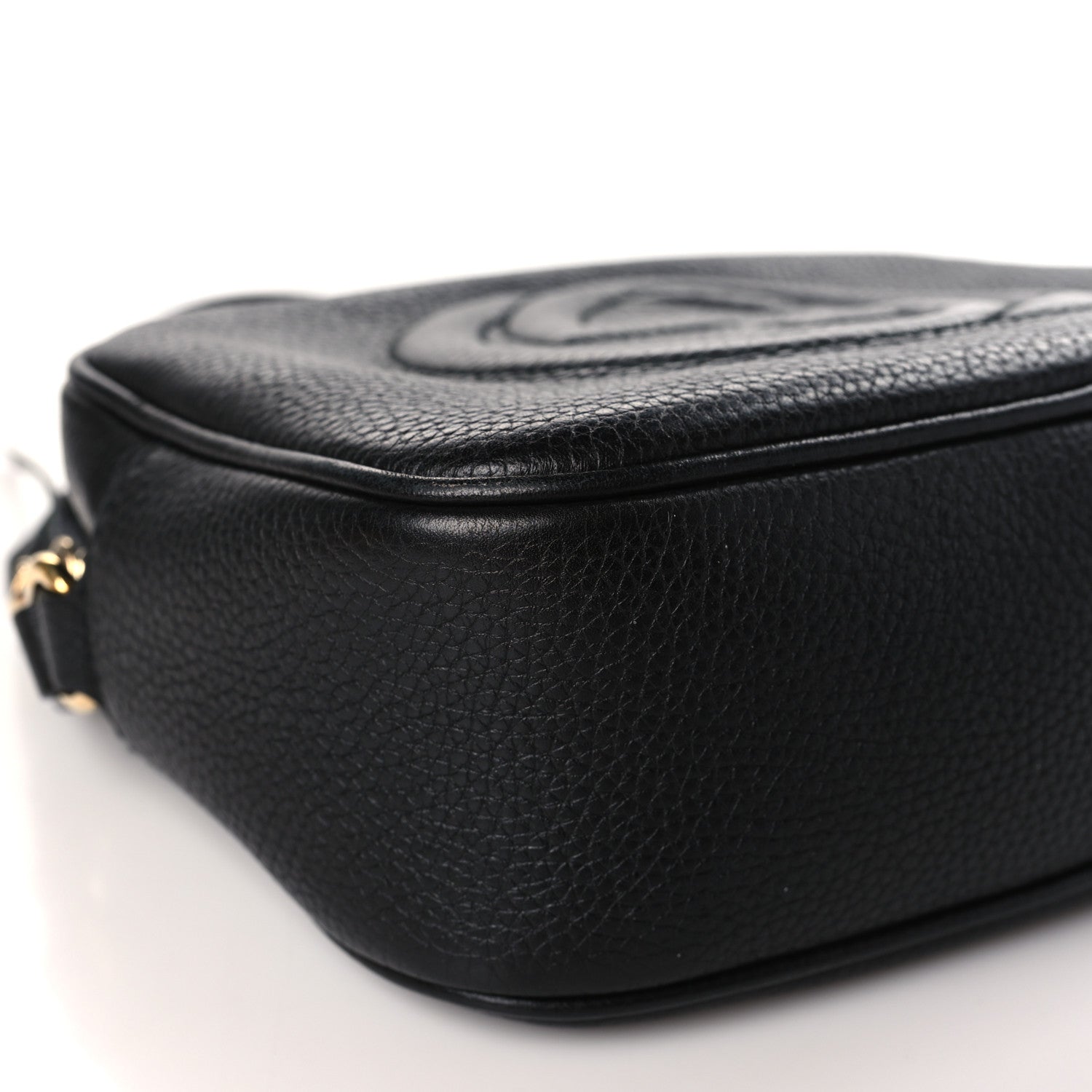 Gucci Pebbled Calfskin Small Soho Disco Bag Black 8 of 9