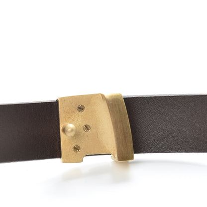 Louis Vuitton Metallic Calfskin Embossed 20MM LV Initiales Belt 80 32 Gold 10 of 12