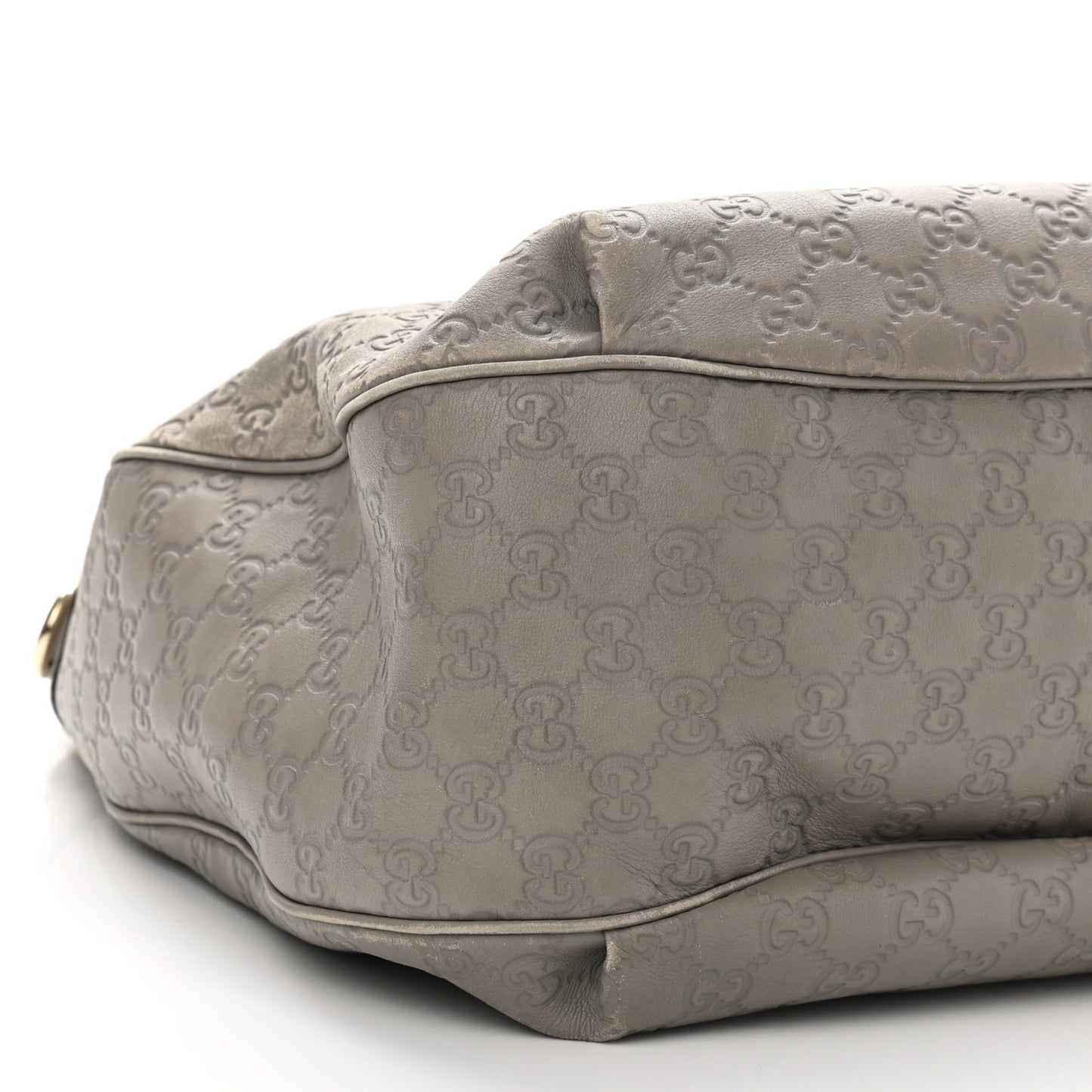 Soft Guccissima Medium Emily Hobo Storm Grey