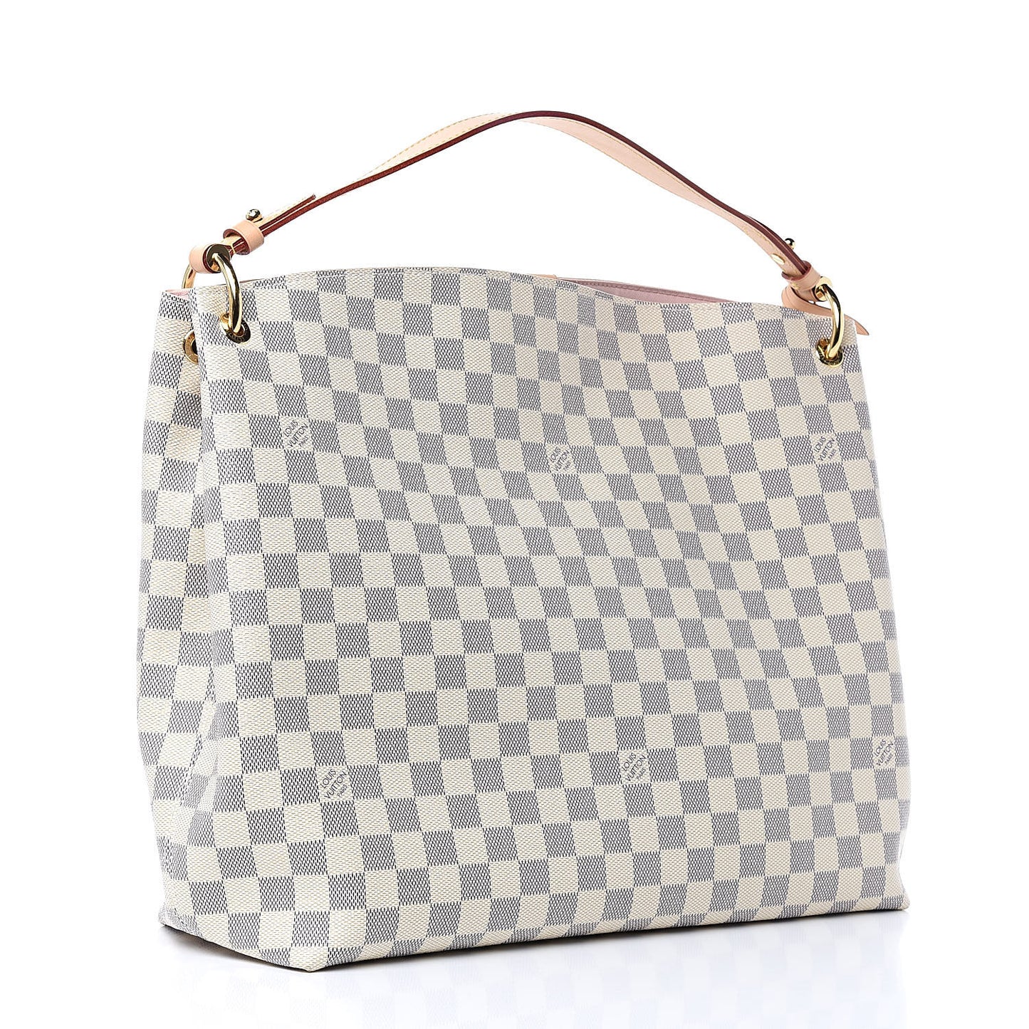 Damier Azur Graceful MM Rose Ballerine