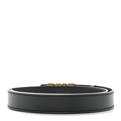 Christian Dior Calfskin D Fence Belt 75 30 Black 2 of 9