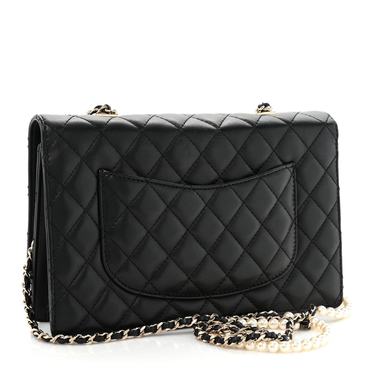 Chanel Lambskin Quilted Fantasy Pearl Flap Black 3 of 15