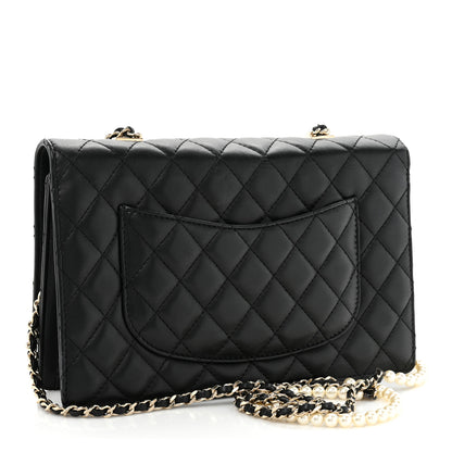 Chanel Lambskin Quilted Fantasy Pearl Flap Black 3 of 15
