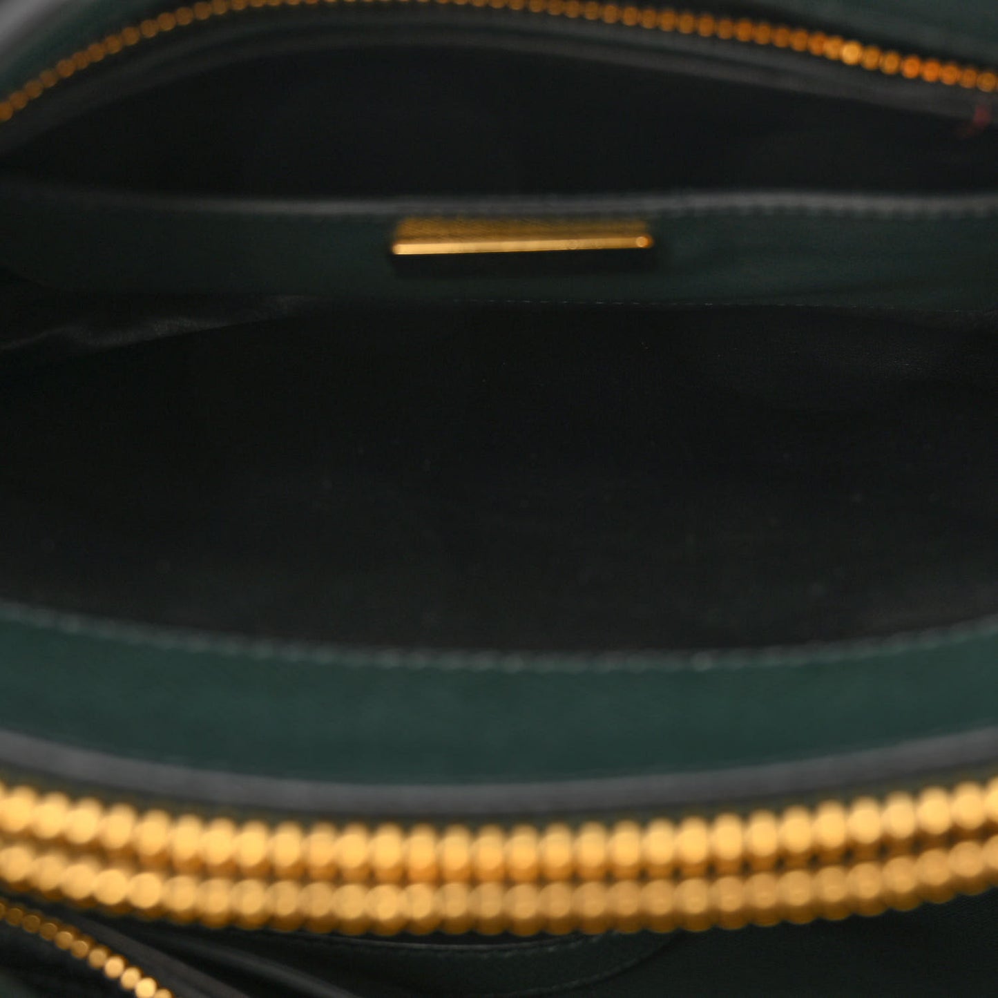 Saffiano Soft Triple Pocket Tote Smeraldo