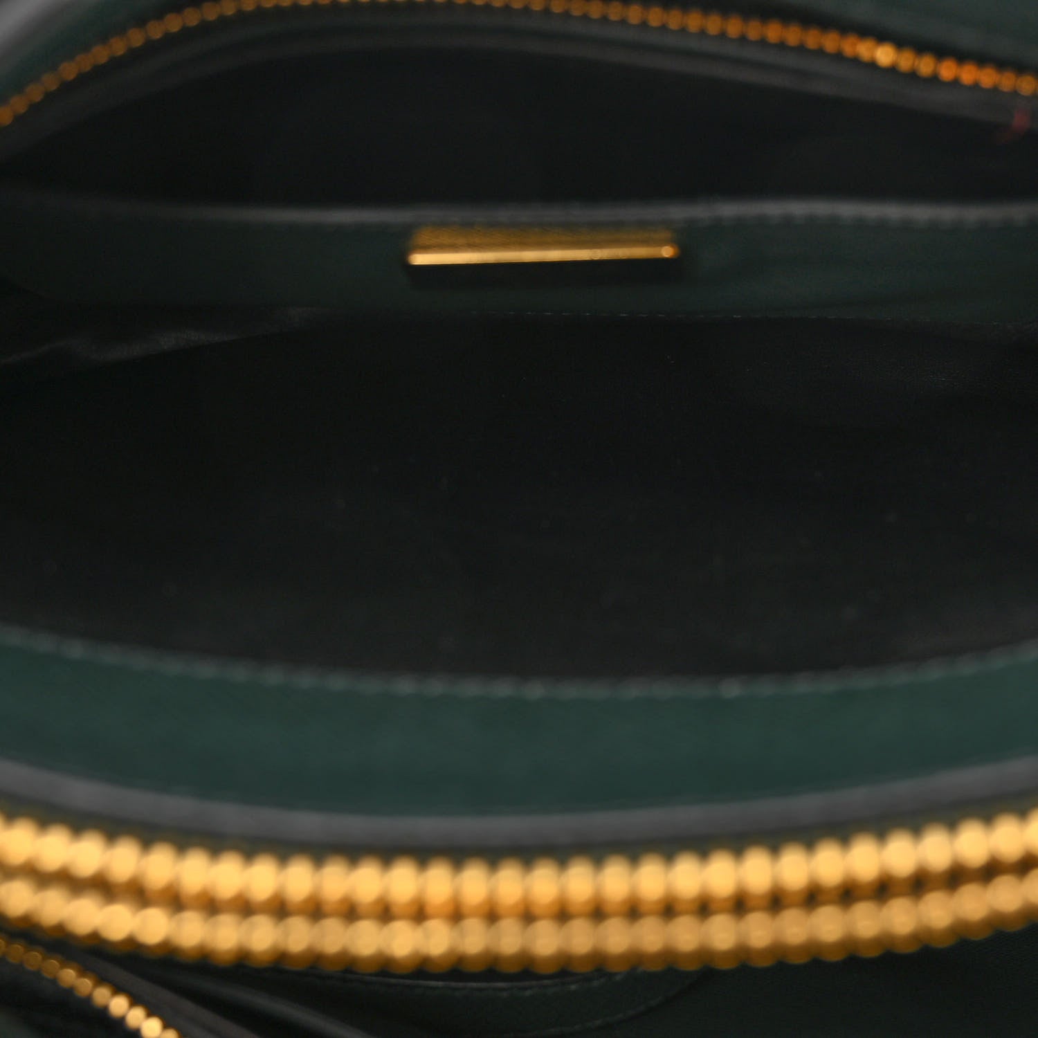 Prada Saffiano Soft Triple Pocket Tote Smeraldo 5 of 9