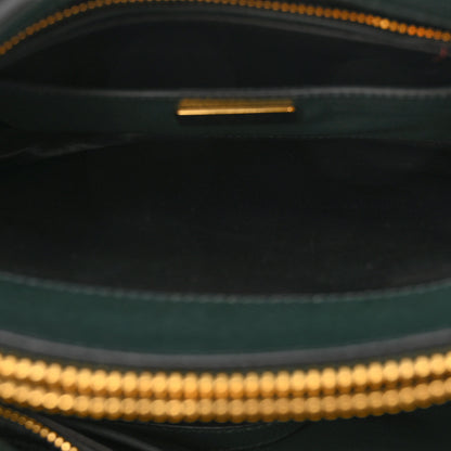 Prada Saffiano Soft Triple Pocket Tote Smeraldo 5 of 9