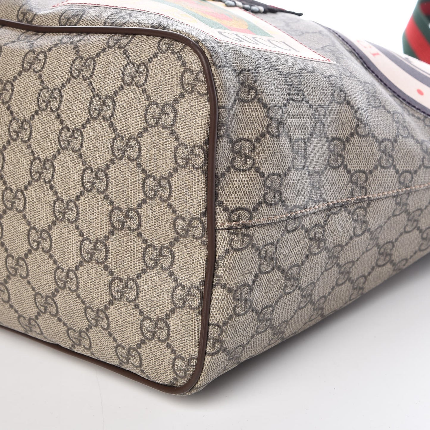 Soft GG Supreme Monogram Courrier Medium Crossbody Tote Beige New Acero