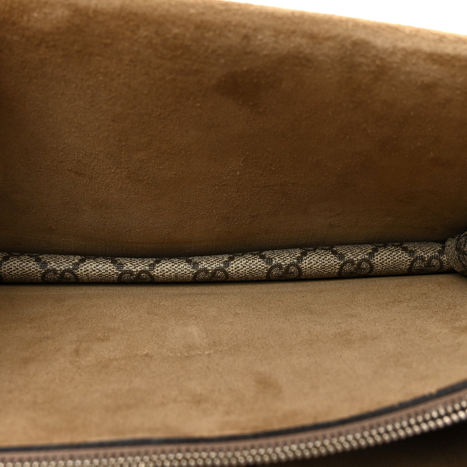 Gucci GG Supreme Monogram Small Dionysus Shoulder Bag Taupe 5 of 10