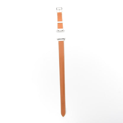 Hermes Epsom 38mm Apple Watch Double Tour Band White 2 of 4