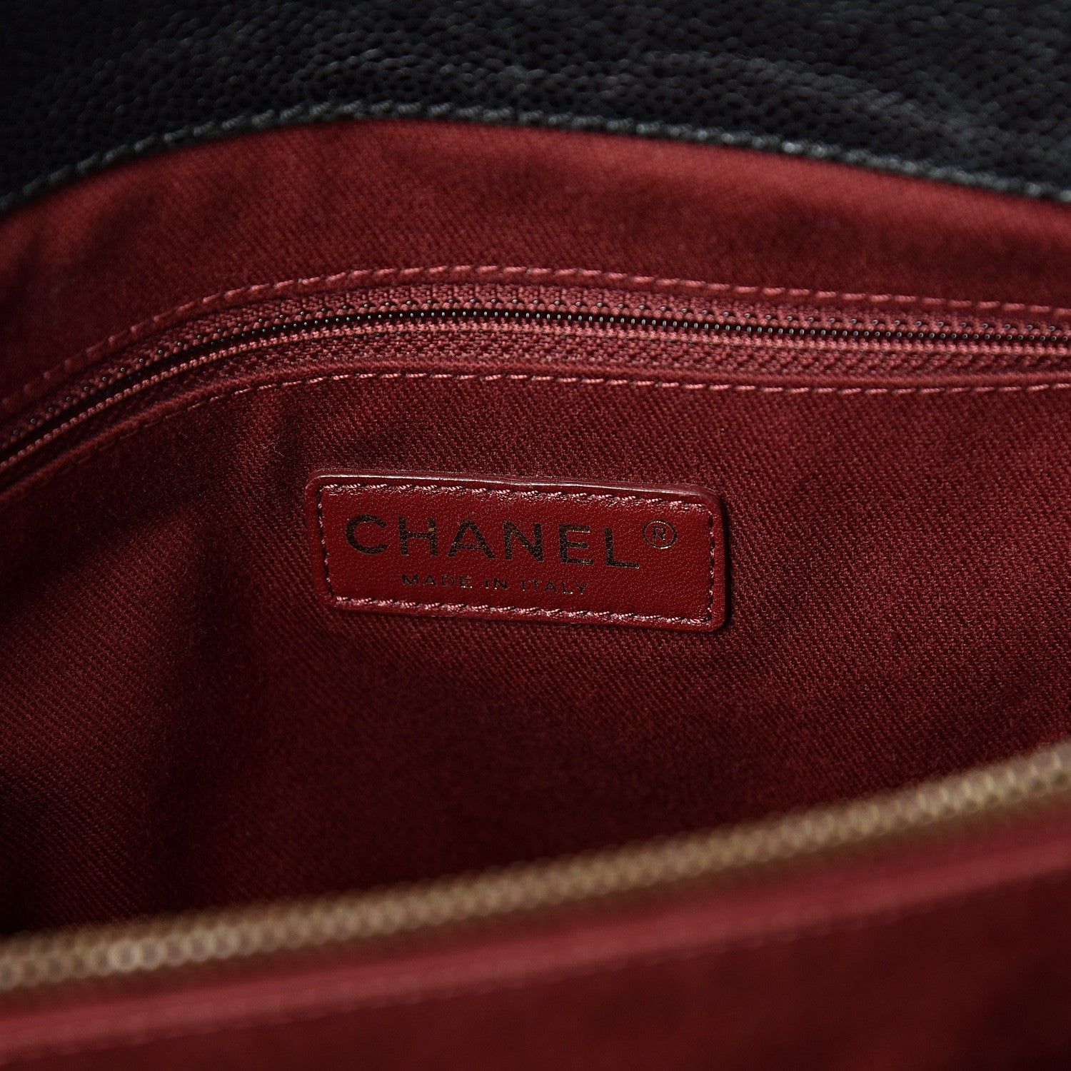 Chanel Crumpled Grained Calfskin Quilted CC Crave Tote Black 5 of 16