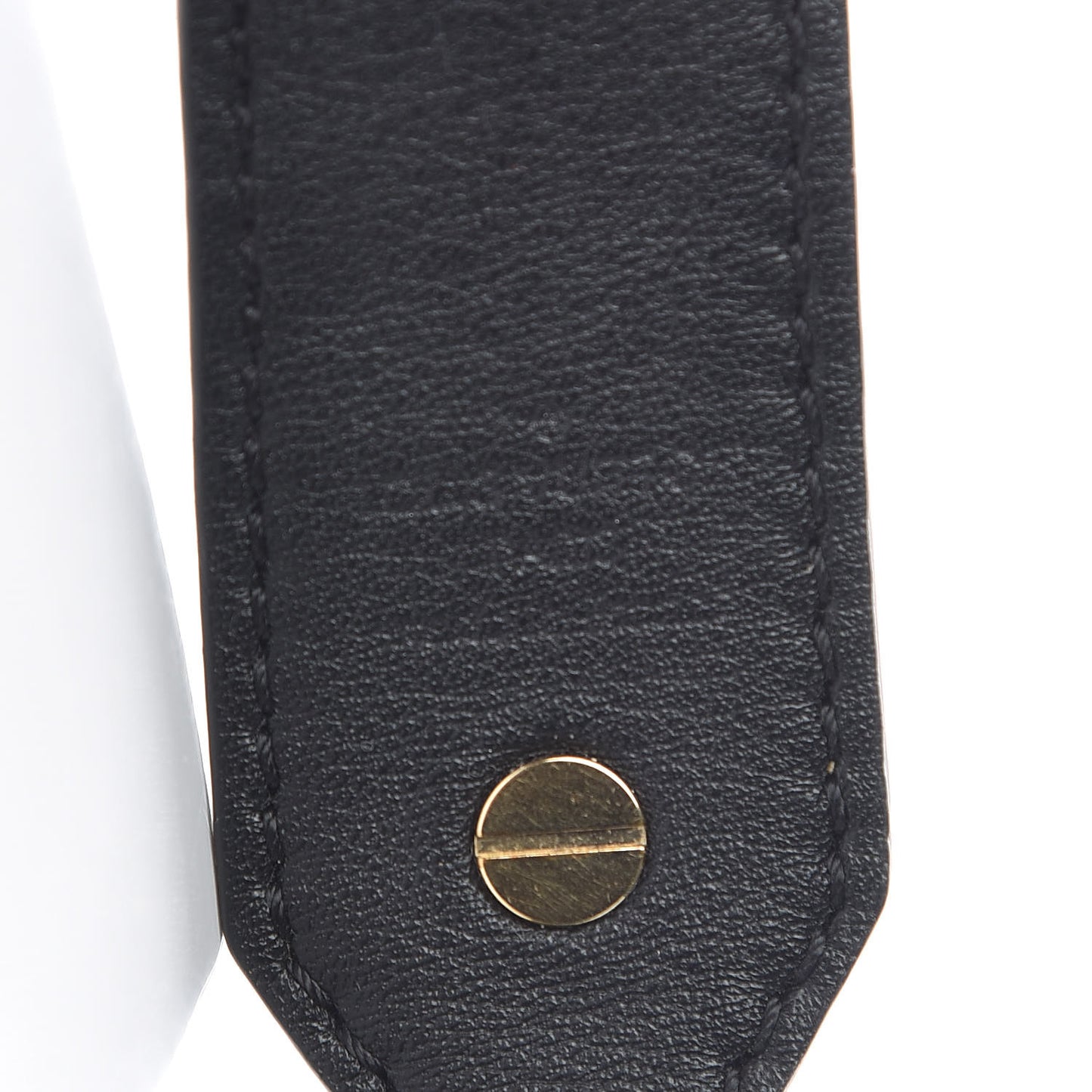 Reverse Monogram Bandouliere Shoulder Strap XL Black
