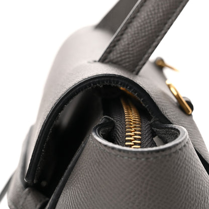 Celine Grained Calfskin Nano Belt Bag Grey 12 of 12