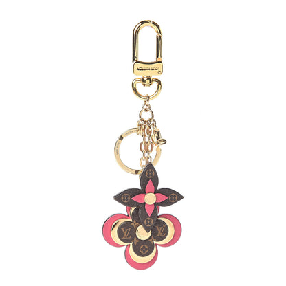 Louis Vuitton Monogram Blooming Flowers Bag Charm Key Holder Brown 1 of 3