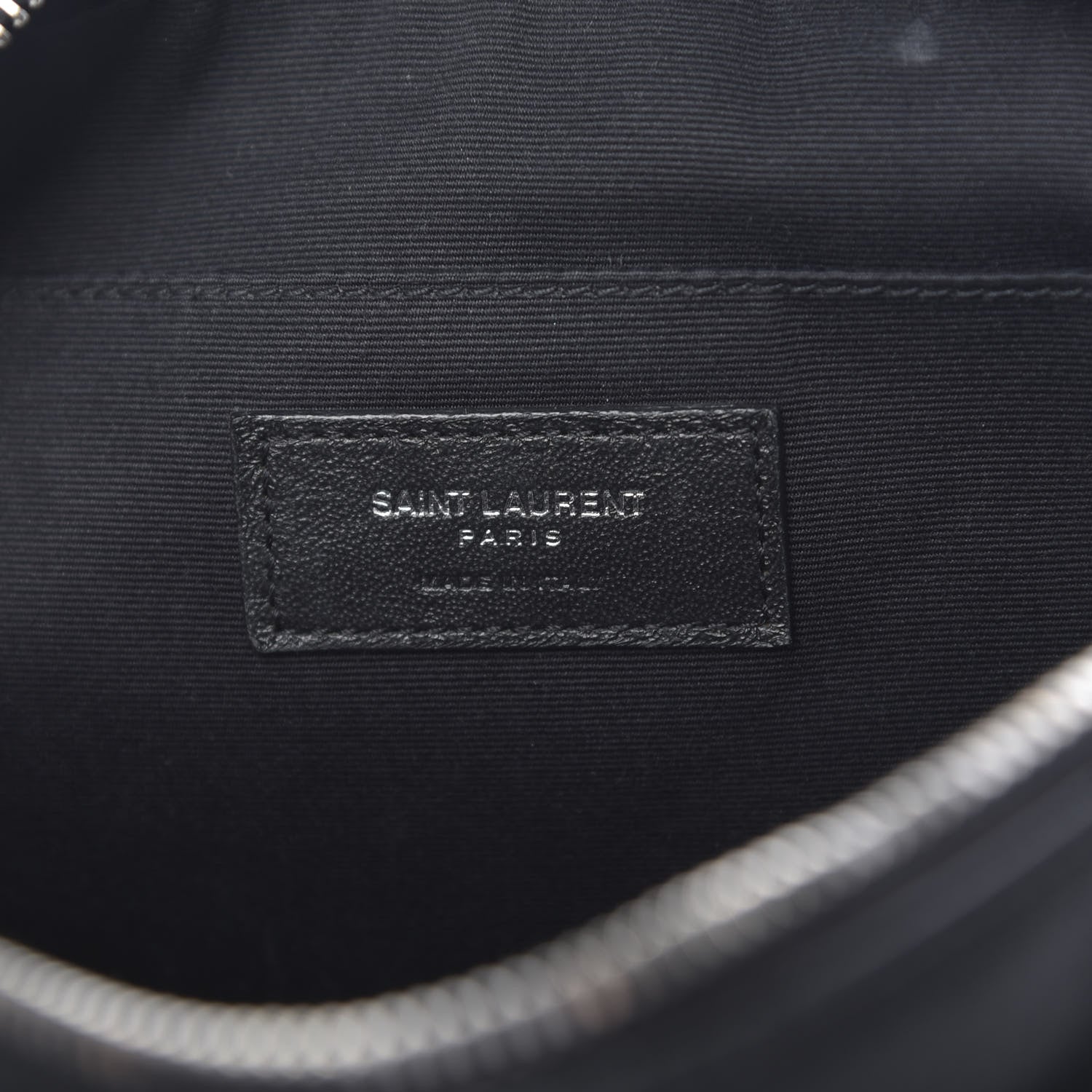 Saint Laurent Lambskin Monogram Small Lou Camera Bag Black 6 of 13