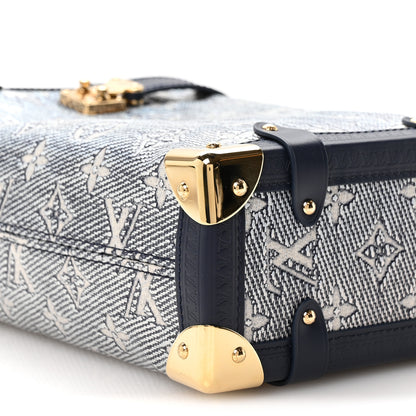 Louis Vuitton Monoglam Side Trunk MM Blue 9 of 10