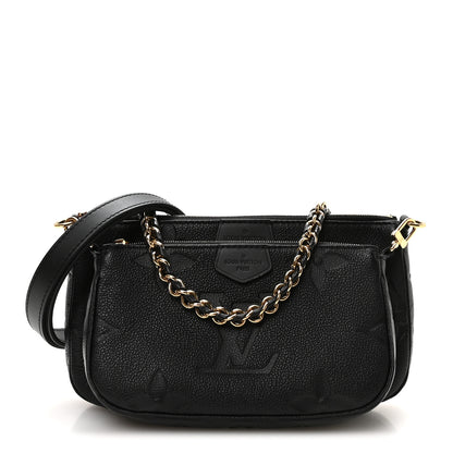 Louis Vuitton Empreinte Monogram Giant Multi Pochette Accessories Black 1 of 10