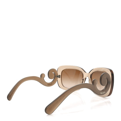 Prada Acetate Baroque Sunglasses SPR 27O Beige 4 of 7